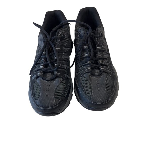 Skechers Mens SZ 9.5 US Black After Burn Memory Fit Sneakers Shoes - Picture 3 of 16